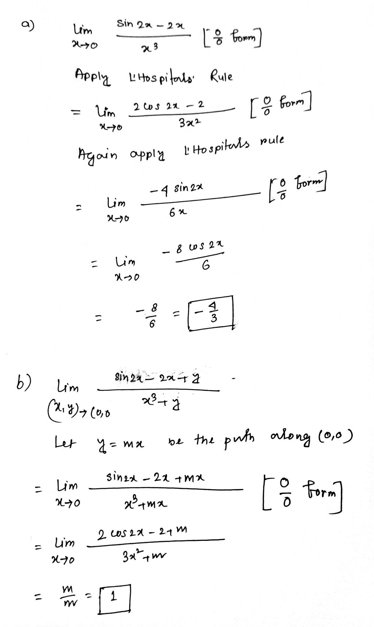 Calculus homework question answer, step 1, image 1